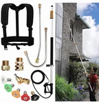 24 Ft Telescoping Pressure Washer Wand By Edou Heavy Duty Extension. Fixed Price $97.99.
