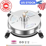 14" Pressure Washer Surface Cleaner, Stainless Steel With Whee. Fixed Price $84.23.