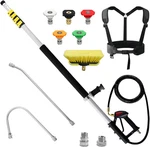Aluminum 24 Ft Telescoping Pressure Washer Wand With Extension. Fixed Price $171.61.