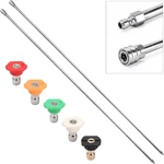 Pressure Washer Extension Wand, 120" Stainless Steel Power Lance (2 60). Fixed Price $48.01.