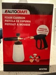 New In Box! Auto Craft Pressure Washer Gun W/foam Cannon, 5 Nozzle Tips. Fixed Price $37.00.