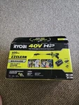 Ryobi RY124052K 40V Hp Brushless Ezclean 600PSI 0.7 Gpm Cold Water Cleaner Kit.. Fixed Price $150.50.