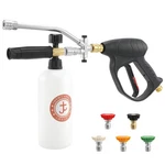 Joejet Short Pressure Washer Gun With Foam Cannon Dual Connector Accessory, Car. Fixed Price $67.49.