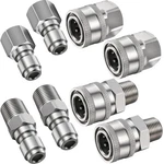 Sets Npt 1/4 Inch Pressure Washer Coupler Quick Connect Plug Female 1/.... Fixed Price $38.87.