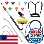 Daimot 24 Ft Gutter Cleaning Tools From The Ground - Telescoping Pressure. Fixed Price $220.67.