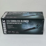 Ferrex 20V Cordless Blower With Battery Model ADBL01. Fixed Price $54.90.