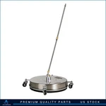 18 Inch Pressure Washer Surface Cleaner With 4 Wheels Stainless Steel Housing. Fixed Price $88.99.