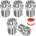 6PACK Surface Tips 40 Degree 1/4" Npt Male Pressure Washer Nozzles Cleaner. Fixed Price $17.95.