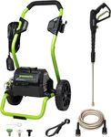Greenworks 2000 Psi Electric Pressure Washer 20FT Hose 35 Cord Nozzles. Fixed Price $189.99.