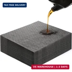 Okllen 50 Pcs Oil Absorbent Pads, 16"X18" Pigmats Spill Dimpled Texture For. Fixed Price $58.17.