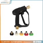 Short Pressure Washer Gun With M22-14MM Inlet Stubby High Handle. Fixed Price $23.93.