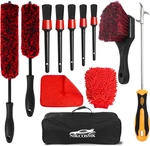 12PCS Wheel Kit For Cleaning And Tire, Rim Brush, Car Deta. Fixed Price $30.60.