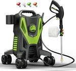 4800PSI Powerwasher With Quick Connect Nozzles, Foam Cannon For Car, Lane, Pat. Fixed Price $220.86.