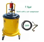 Intbuying High Pressure 7.5GAL Air Pneumatic Compressed Grease Pump Dispenser. Fixed Price $267.47.