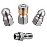 Pwaccs Sewer Jetter Nozzle For Pressure Washer, Stainless Steel Drain. Fixed Price $25.29.