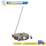 18" Pressure Washer Surface Cleaner W/ Wheels 4000 Psi + 2 Extension Wand. Fixed Price $101.93.