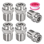 6 Pack Surface Clean Tips - 25 Degree 1/4" Npt Male Pressure Washer Nozzles C.... Fixed Price $22.42.