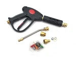 Tool Daily Short Pressure Washer Gun, High Replacement, M22 Thread, With 5 Nozzl. Fixed Price $32.89.