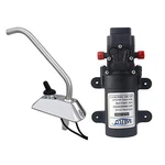 Sailflo 12V Water Pressure Diaphragm Pump 4.3 L/min 1.1 Gpm 35 Psi With 360°. Fixed Price $76.09.