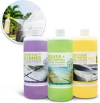 Sun Joe 3 Pack Pressure Washer Concentrate Formula, Biodegradable Detergent Trio. Fixed Price $29.99.