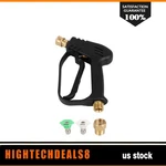 1/4" High Pressure Washer Gun 4000 Psi Car Foam Spray Short Wand W/ Nozzle. Fixed Price $25.29.