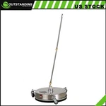 15" Pressure Washer Surface Cleaner 4000 Psi W/ 2 Extension Wands 3 Wheels. Fixed Price $82.99.