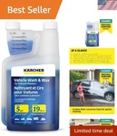 Eco-friendly Vehicle & Wax 32OZ Concentrated Pressure Washer Detergent. Fixed Price $16.99.