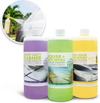 Sun Joe 3 Pack Pressure Washer Concentrate Formula, Biodegradable Detergent Trio. Fixed Price $24.95.