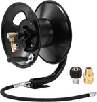 Pressure Washer Hose Reel, 100 Ft Heavy Duty Steel For Power. Fixed Price $142.06.