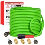 Yamatic Super Flexible Pressure Washer Hose 50FT For Power Replacement. Fixed Price $51.60.