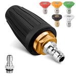 Pressure Washer Turbo Tip Max 4000PSI Nozzle Kit 360 Rotating Presur. Fixed Price $25.96.