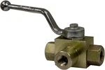Buyers Products 5000 Max Pressure 0.5 In. Nptf 3 Port High Ball Valve. Fixed Price $48.20.