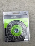 Forney 4" Metal Twist Knot Wire Wheel Brush Coarse Stainless Steel Cleaning Tool. Fixed Price $17.89.