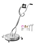 Vevor 22" Pressure Washer Surface Cleaner 4500PSI Stainless Steel W/ Dual Handle. Fixed Price $188.99.