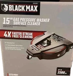 New Black Max 15-INCH 3300 Psi Gas Pressure Washer Surface Cleaner. Fixed Price $62.99.