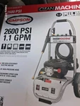 Simpson Clean Machine Electric Pressure Washer 2600 Psi 1.1 Gpm 25FT Hose. Fixed Price $175.00.