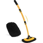 Ordenado 15 Curved Car Wash Brush With Long Handle, 43" Black Yellow. Fixed Price $33.11.