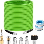Selkie Pressure Washer Sewer Jetter Kit - 100FT X1/4" Hydro Drain Cleaner. Fixed Price $82.99.