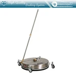 Pressure Washer Surface Cleaner 18" W/ Wheels 4000PSI & 2 Extension Wand. Fixed Price $105.99.