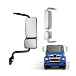 Black Door Mirror Fit For 2011+ Hino 238 258 268 338 Semi Trucks Right Passen.... Fixed Price $193.74.