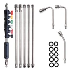 Hourleey 9 Pack Pressure Washer Extension Wand 4 3 5 Inches, Silver. Fixed Price $38.75.