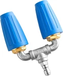 Dual Turbo Nozzle Pressure Washer, 360 Rotating With 1/4" Quick Con. Fixed Price $44.95.