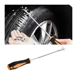 Norkmdi Car Tire Stones Remover Hooks, Multifunctional Vehicle Wheel Yellow. Fixed Price $15.73.