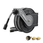 Pressure Washer Hose Reel 60FT 1/4 Automatic Rewind 4000 Psi Giraffe Tools Power. Fixed Price $259.99.