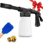 Artipoly Car Wash Foam Gun + Microfiber Mitt - Black Classic. Fixed Price $43.41.