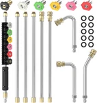 Sealegend 8FT Pressure Washer Extension Wand For Gutter Cleaning, Upgrade Power. Fixed Price $43.79.
