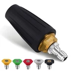 Weslymoo Pressure Washer Spray Nozzle, Power 12.07 Cubic Inches, Black. Fixed Price $22.04.