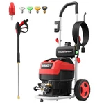 Powersmart 2800 Psi Electric Pressure Washer With 2.0 Gpm, 8" Wheels, 5 Nozzl.... Fixed Price $196.02.