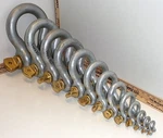 Anchor Shackle Screw Pin Clevis Campbell Lifting Rigging Sizes 3/16" To 2". Fixed Price $170.00.