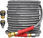 Heliwoo 4800 Psi 3/8" Pressure Washer Hose 50FT Kink Resistant Wire Power. Fixed Price $79.86.